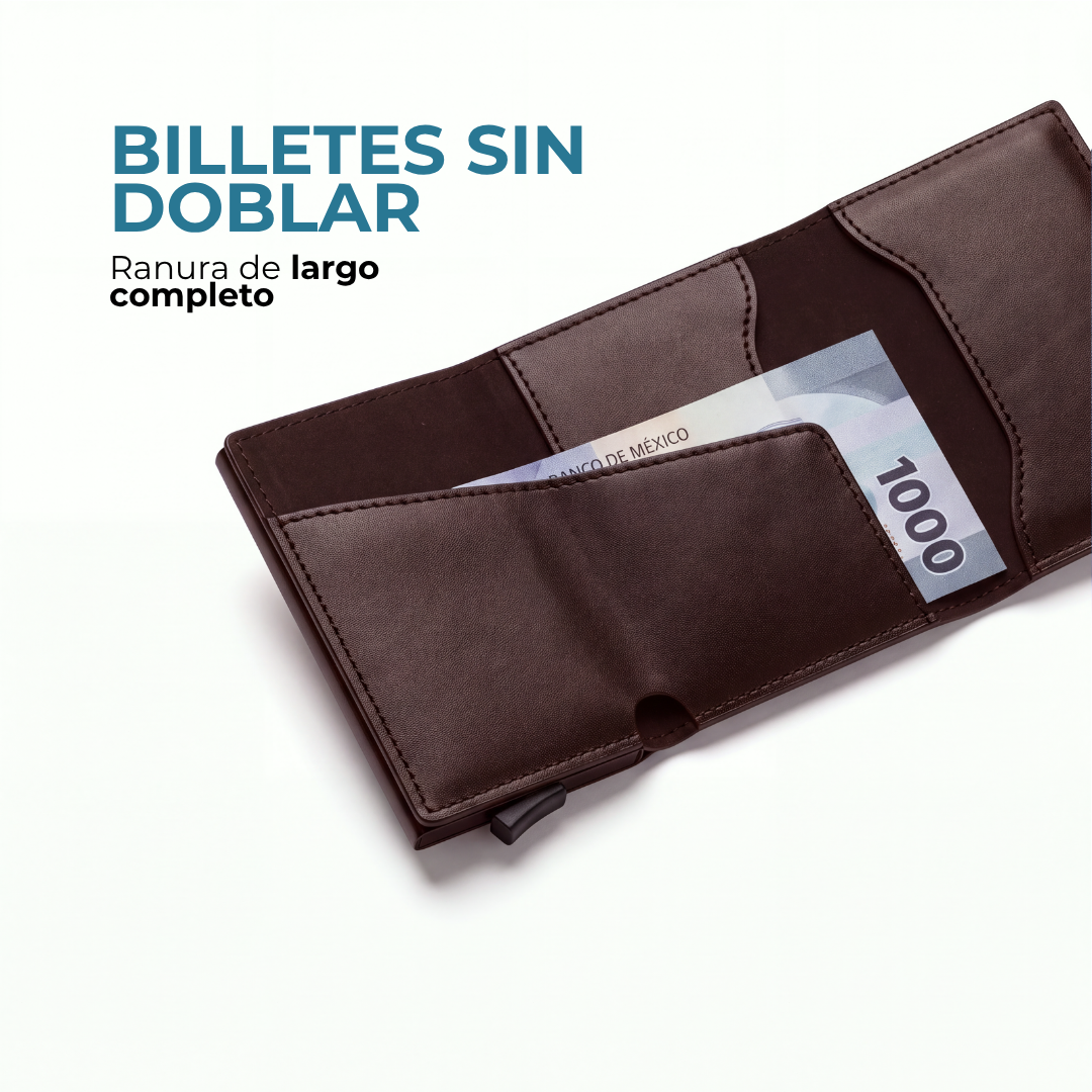Ranura de largo completo de la cartera Venner Switch Wallet café oscuro #Color_Café Oscuro