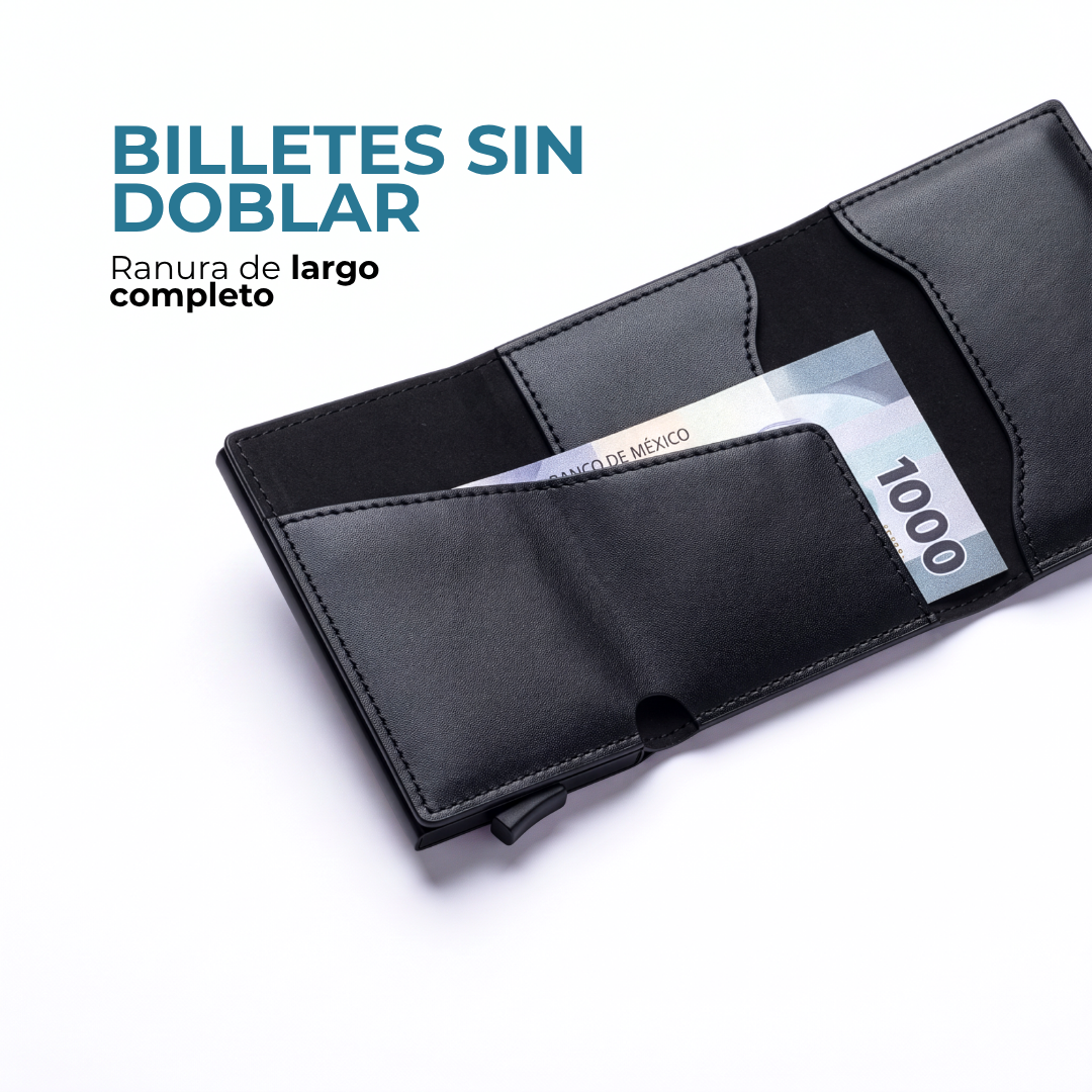 Ranura de largo completo de la cartera Venner Switch Wallet negra #Color_Negro