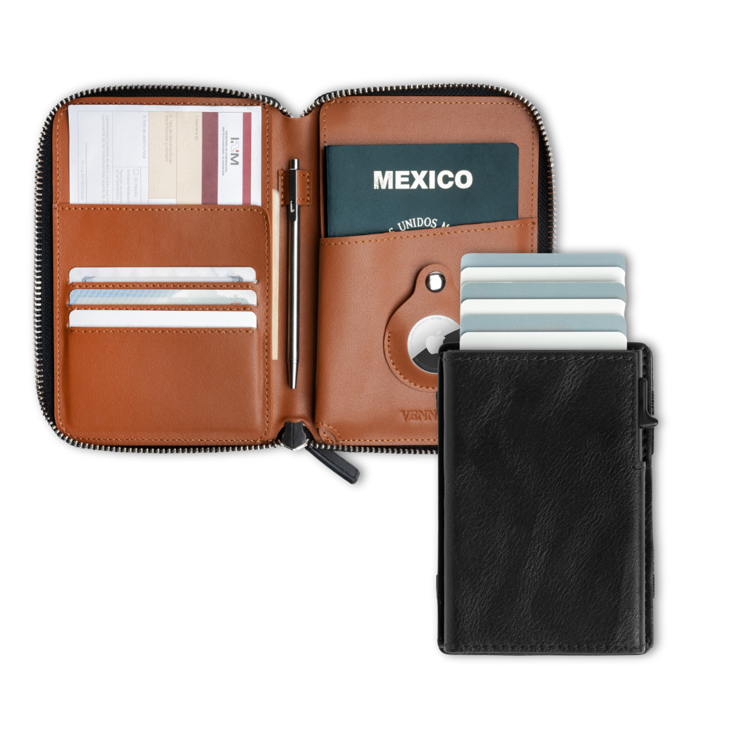 Passport Holder + Venner Wallet